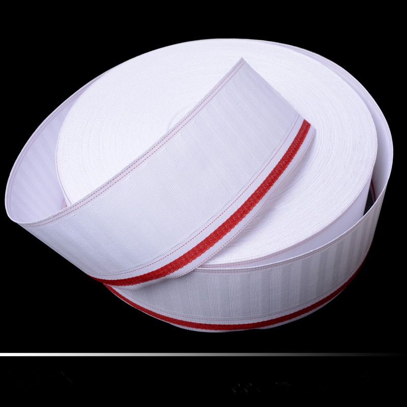 QGVLish 10 CM Breite gewebte Vorhang Band Für Römischen Kreis Stange Krawatte Ringe Plissee Haken Vorhang Zubehör Band Gürtel Vorhang löcher
