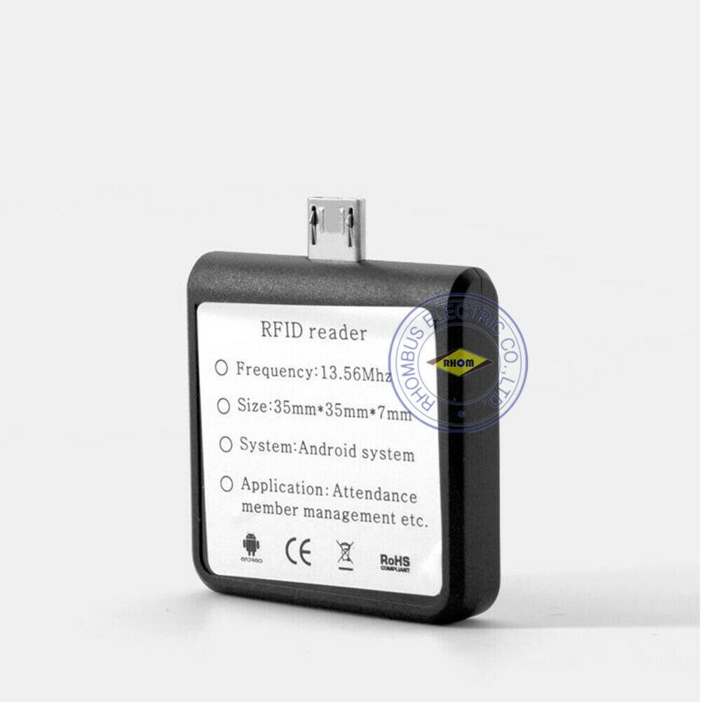 13.56MHz Mini USB Lettore RFID/NFC IC Card Reader per Android Del Telefono Mobile