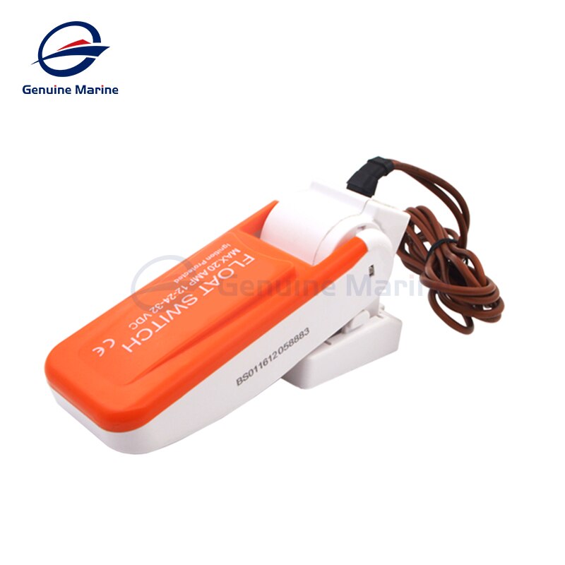 Automatic flow sensor float switch for electric boat bilge water pump DC 12V 24V Portable AUTO plastic Liquid level controller