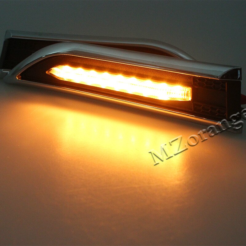 Richtingaanwijzers voor chevrolet cruze led zijmarkeringen led zijlichten 2 stuks led lamp richtingaanwijzers spatbordlampen richtingaanwijzers: Geel