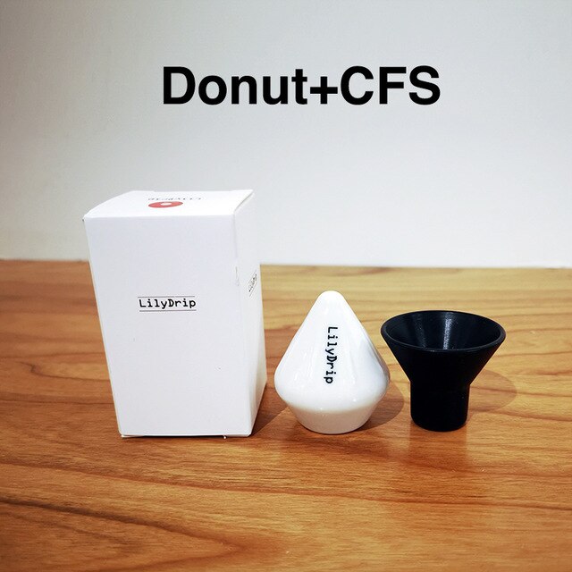 Lilydrip-transformador de gotero de café, convertidor de filtro de papel, inversor Compatible con la mayoría de gotero cónico V60, ayuda a la elaboración: Donut CFS