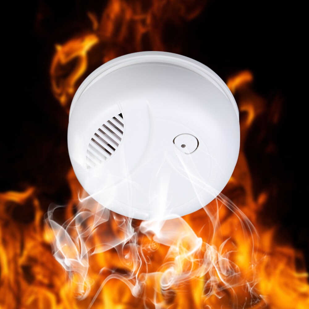MULO Portable Smoke Detector Fire Safety for Home Hotel School Independent Fire Smoke Sensor Security Alarm Fire Equipment