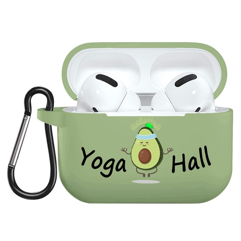 Per Apple AirPods Pro Caso Del Fumetto Sveglio di Avocado Auricolare Custodia Per Airpods 3 Molle Della Copertura Del Silicone di Ricarica Borse Caso della Cuffia capa: nygtiao3d