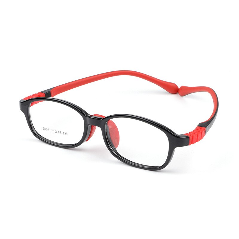 Lunettes Anti-lumière bleue pour enfants, écran pour garçons et filles, matériaux respectueux de l'environnement, couleurs bonbons, en Silicone: C1