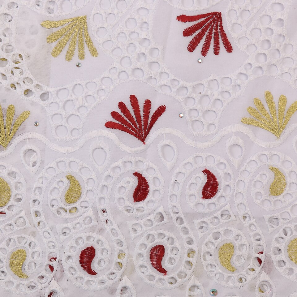 Fransk blonde stof afrikansk stof blonde schweizisk blonde med hulsten farverige  ks3014b