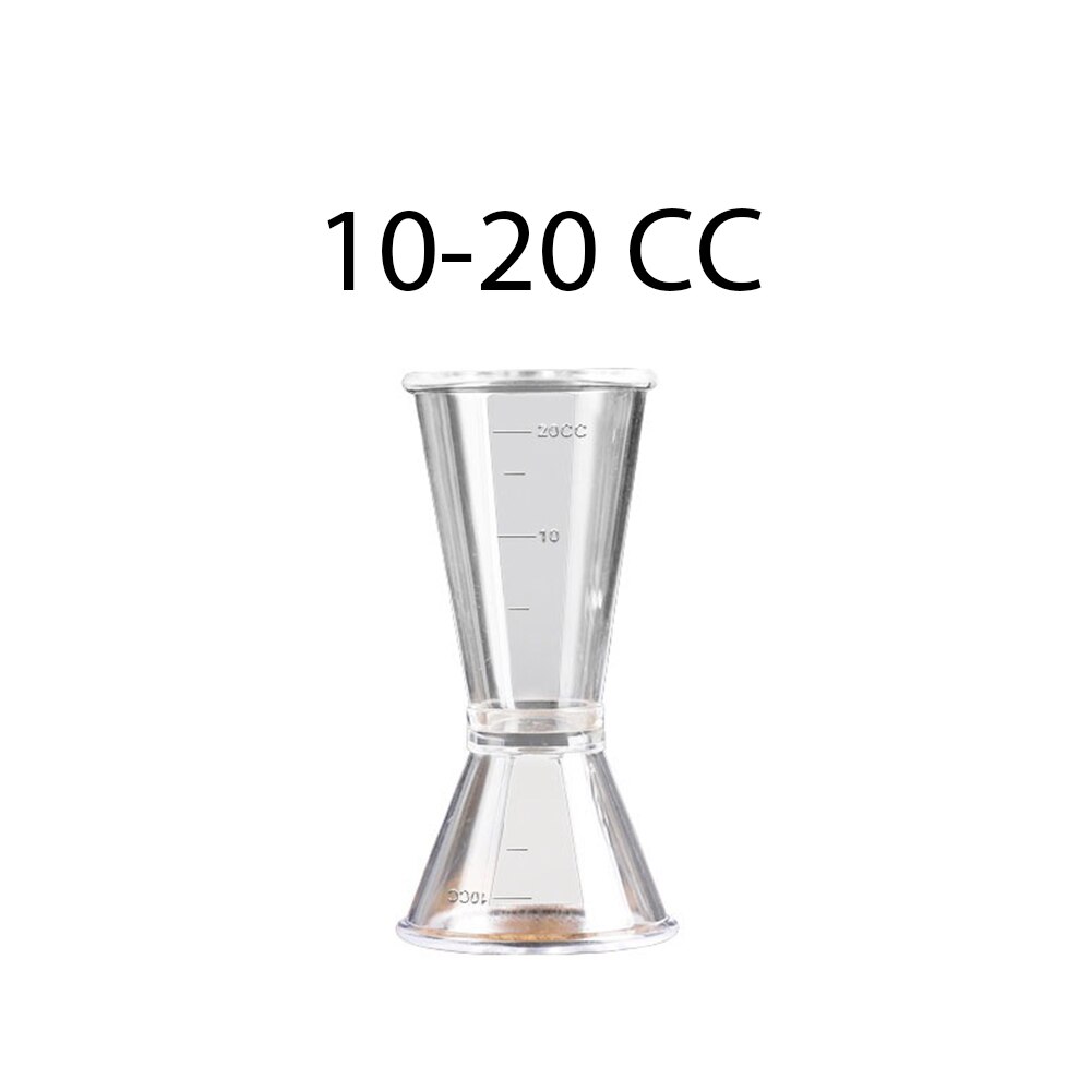 1PC Cocktail Measure Cup For Home Bar Party Useful Bar Accessories Short Drink Measurement Measuring Cup Cocktail Shaker Jigger: 10-20CC