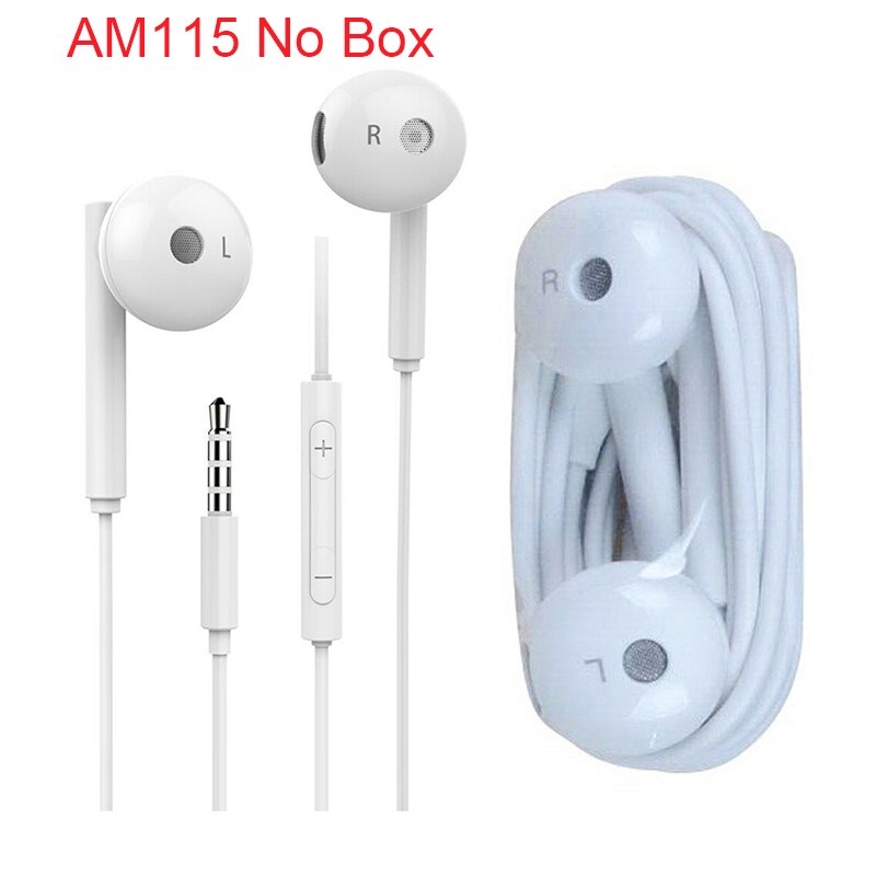 Original Huawei Honor AM115 AM116 Earphone With 3.5mm Headset Wired Control For Huawei P10 P9 P8 Honor 8 Mate 40 30 20 P20 P30: AM 115 No Box