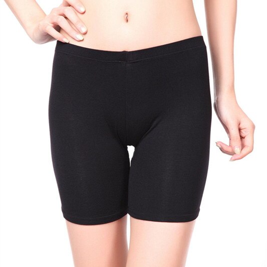 Women Popular Safety Elastic Panties Indoor&Outdoor Casual Shorts Underwear: Black