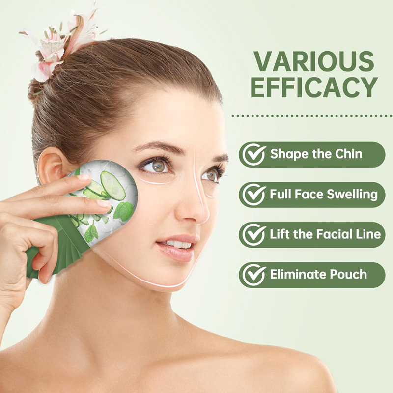Ijs Gezicht Roller Ice Cube Beauty Massage Siliconen Ijs Mal Voor Oog Wallen Ijs Gezicht Roller Krimp Poriën