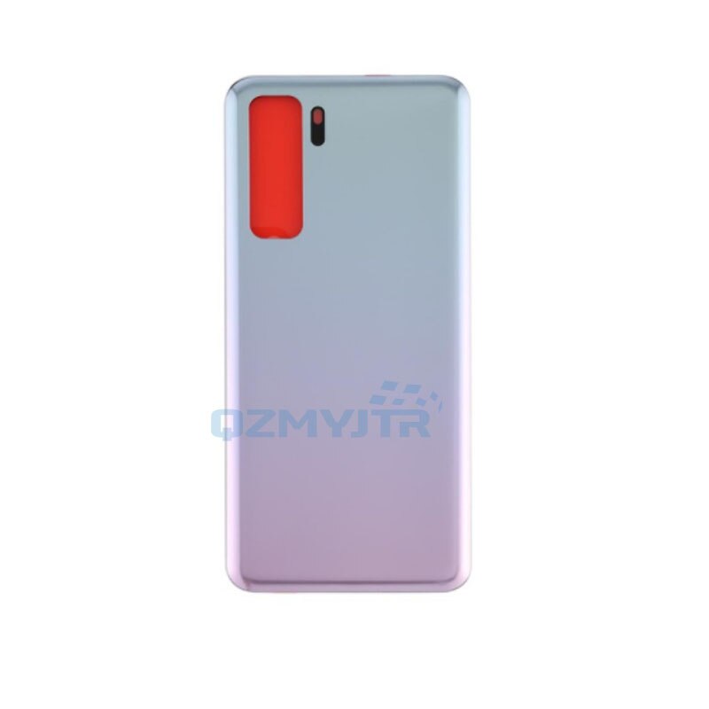 For Huawei P40 Lite 5G Back Battery Cover Back Door Housing Cover Case Glass With Camera Len for Huawei Nova 7 SE: NO lens sliver