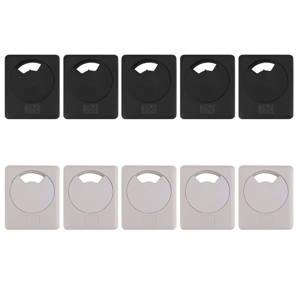 20Pcs Computer Bureau Tafel Grommet Kabel Poort Draad Gat Cover 50Mm Draad Opbergrek Meubels Voor Office Pc bureau (Zwart,