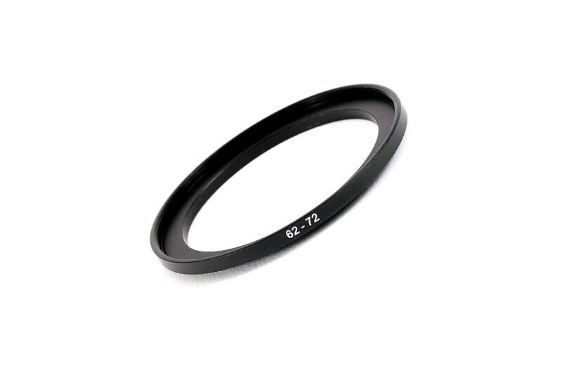 62mm To 72mm Step-Up Filter Ring Adapter By MPIXO – Metal Threaded