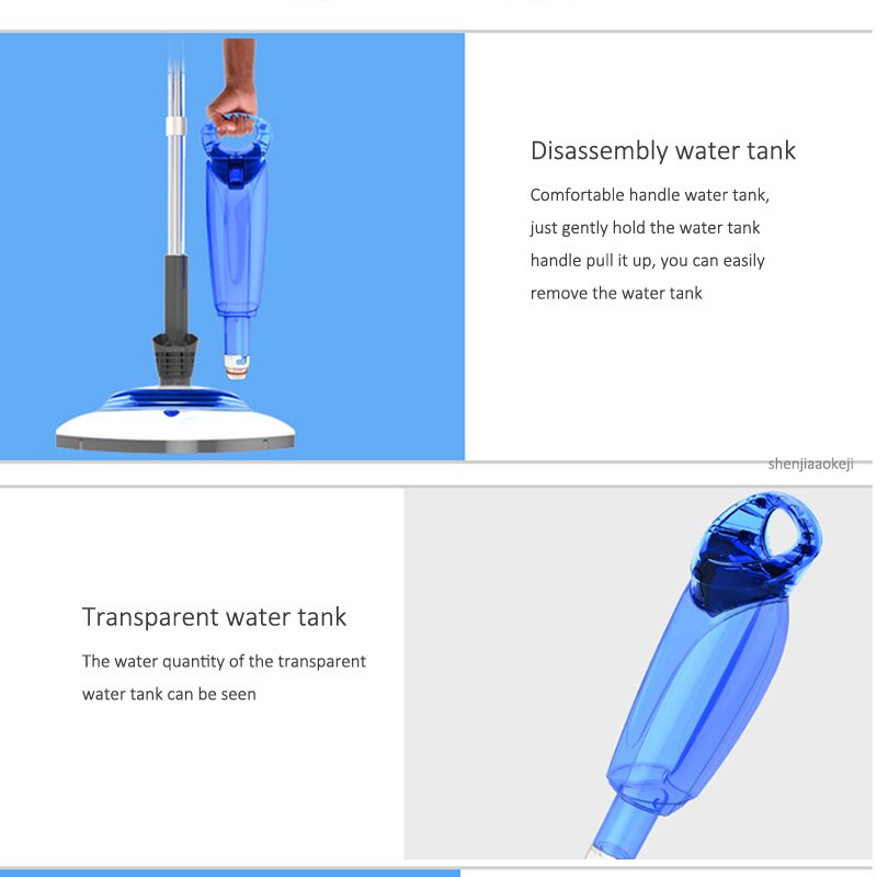 Steam mop household cleaning machine high temperature and high pressure sterilization remove mites electric mopping machine 220v