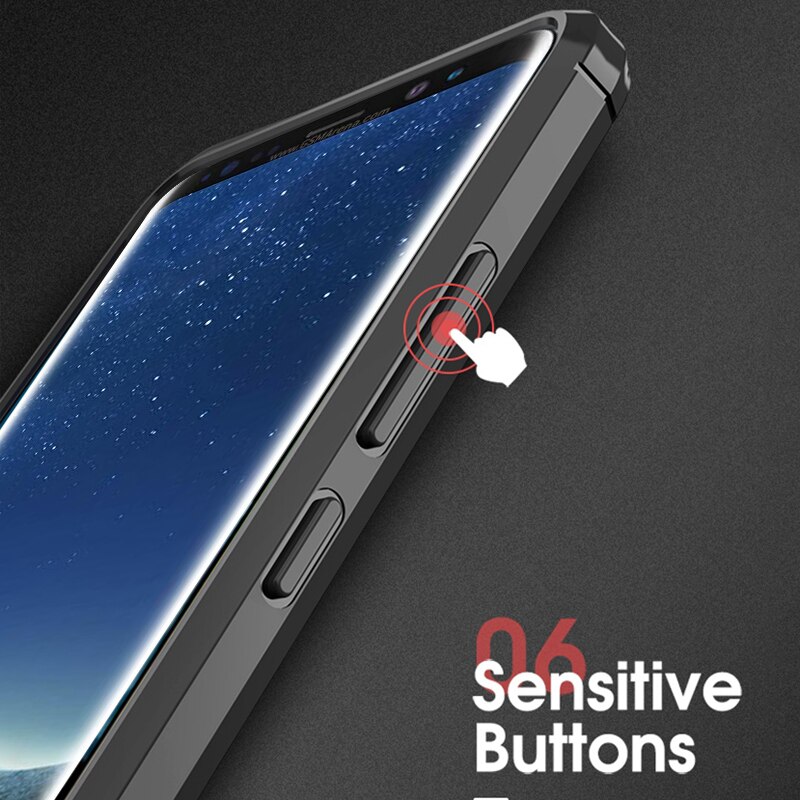 For Samsung Galaxy S9 S 9 Plus Case Carbon fiber Cover Full Protection Phone Case For Samsung S9+ Cover Shockproof Bumper Shell