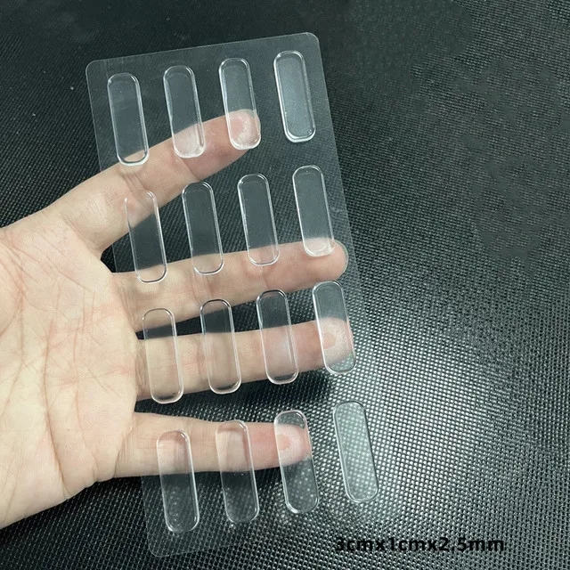 Almohadillas autoadhesivas de silicona para muebles, almohadillas para parachoques de cuna, tira anticolisión para refrigerador, Protector de pared, Tope de puerta, silenciador