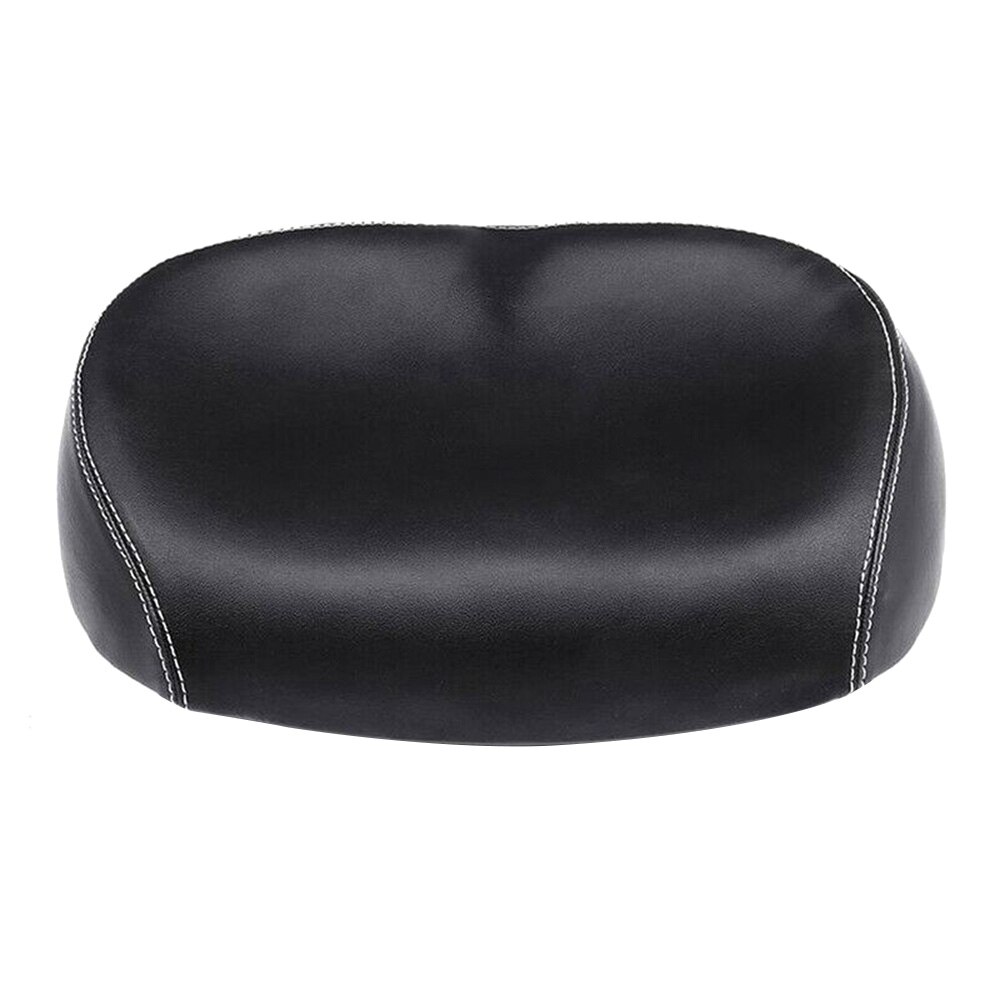 Big Ass Bike Fietsen Schokabsorptie Fiets Zadel Breed Grote Zachte Pu Pad Seat Voor Racefiets Mountainbike Mannen vrouwen: Black