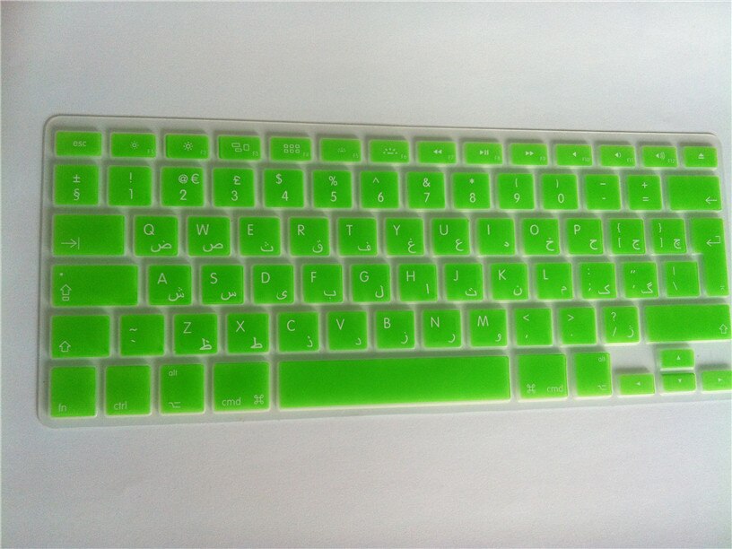 Silicone Keyboard Cover - Backlit Arabic Layout - Dustproof & Waterproof for Macbook Air Pro Retina 13 15
