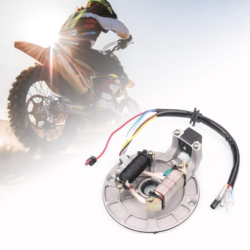 Placa de estator Magneto de encendido para moto todoterreno Atv Go Kart 50 70 90 110Cc