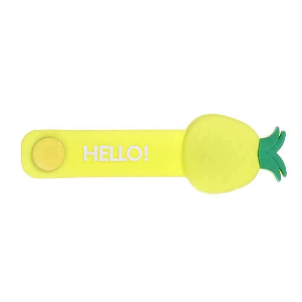 Silikon Kabel Wickler Kabel Organizer Lesezeichen Daten Linie Schutz Clip Multi-funktion Obst Blume Wickler Kopfhörer Lagerung: Gold