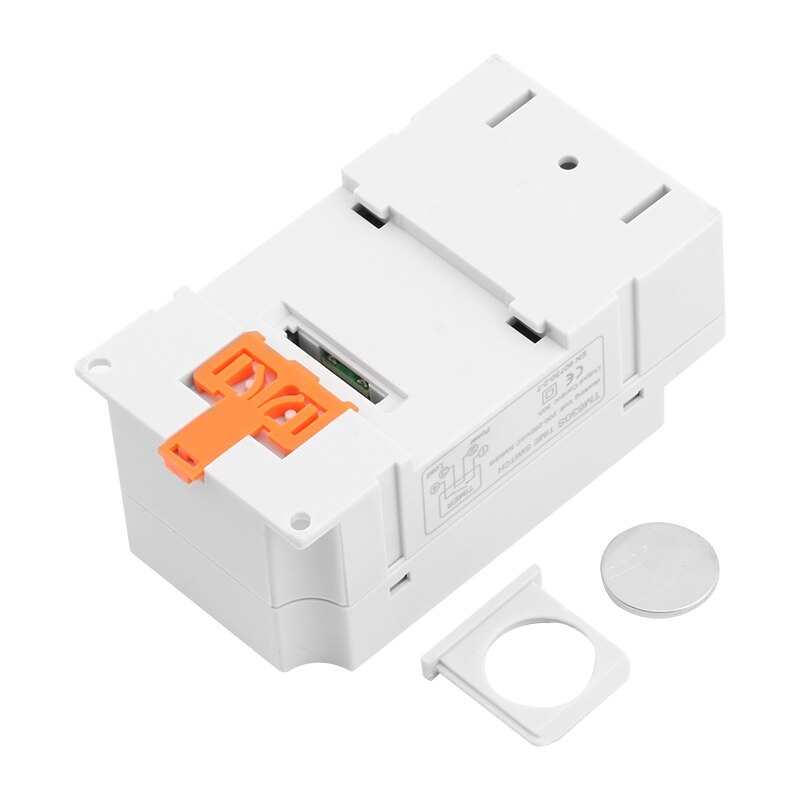 Minuterie numérique AC 220V DC 12V, deuxième réglage, 24 heures, 7 jours, relais temporisé Programmable hebdomadaire, sortie de tension, puissance de charge élevée 30A