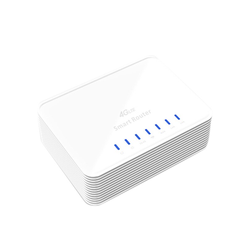 Huishoudelijke 4g router lte draadloze router mobiele wifi hotspot modem simkaartsleuf lan-poort ondersteuning simkaart draagbare draadloze router