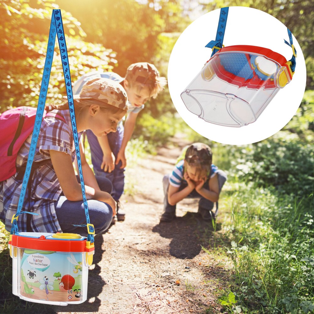 1 Set Kids Outdoor Insect Collector Observation Box Capture Tool Magnifier