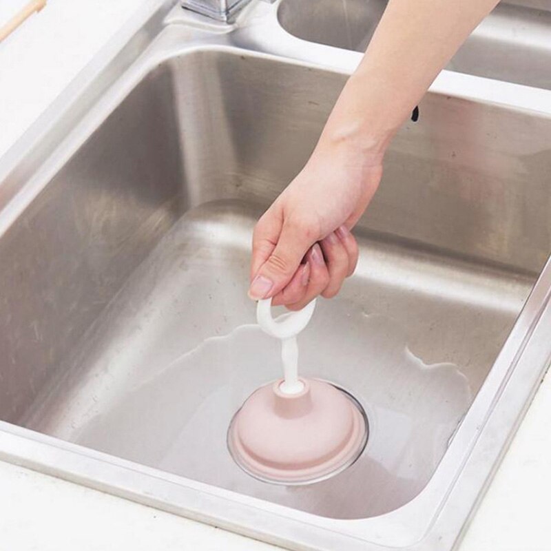 Pipe Dredge Plunger Suction Hose Hair Clogging Cleaning Tool Sink Suction Cup Household Sewer Toilet Dredge Bathroom Supplies