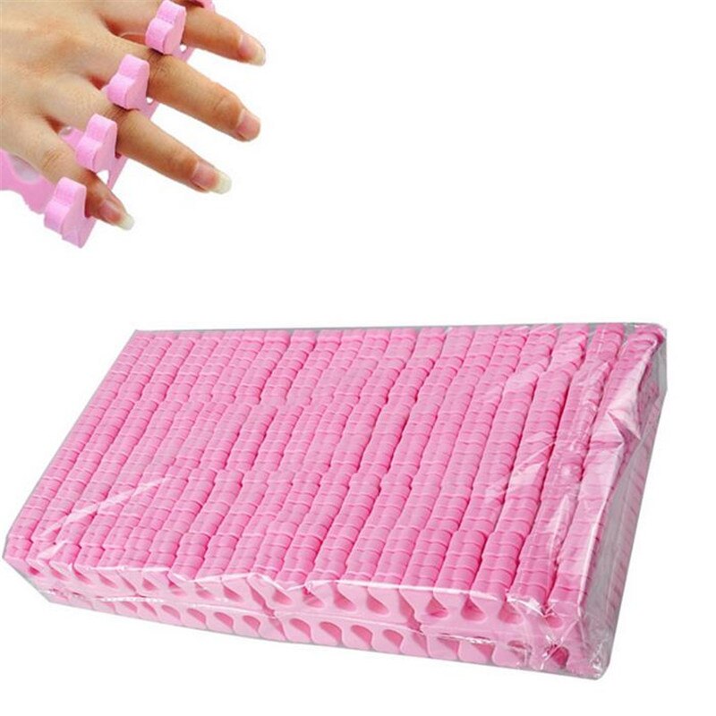 100/200/500pcs Soft Foam Pedicure Toe Separators Nail Art Finger Separators Toe Stretcher For Toe & Finger 20#