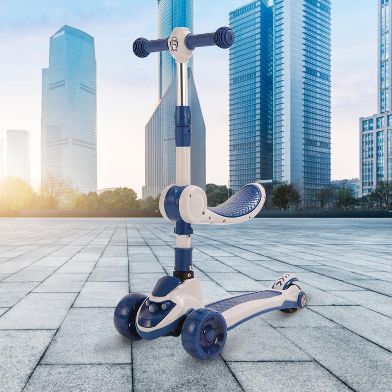 Kinderen Verstelbare Voet Scooters Led Light Up Scooter Voor Kinderen Met 3 Lichtgevende Wielen Roller Skateboard Speelgoed Voor Baby hwc