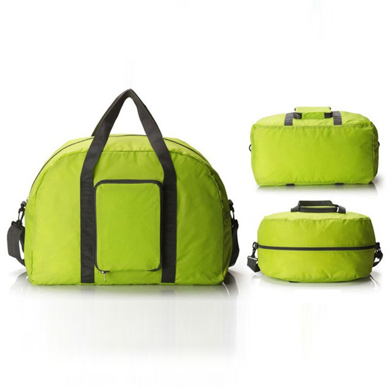 Bolso de mano de impermeable de gran capacidad con acabado plegable para ropa portátil de viaje de sueño de Mara: A Green