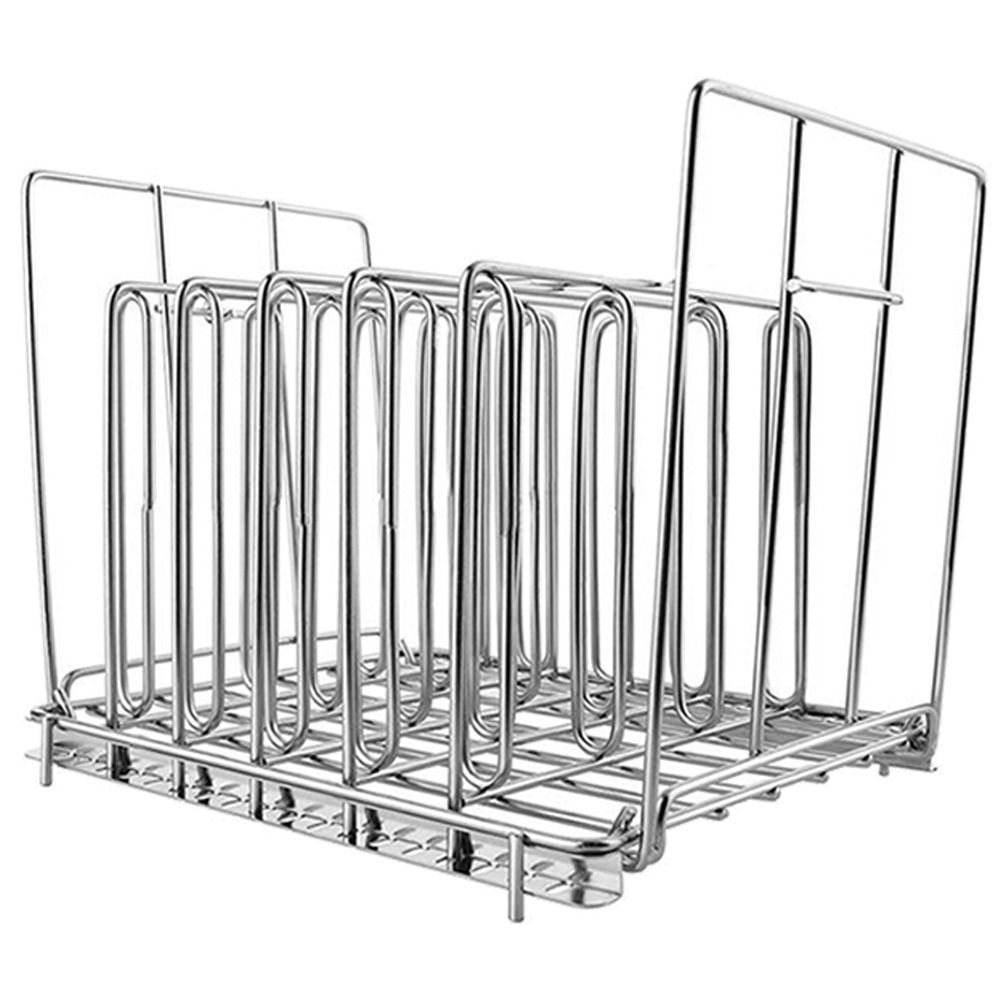 Verticaal gemonteerde vide-rackverdeler Roestvrij staal 5 afneembare verdelers Sous-Vide-machine Inklapbaar zorgt voor zelfs opwarming: Default Title