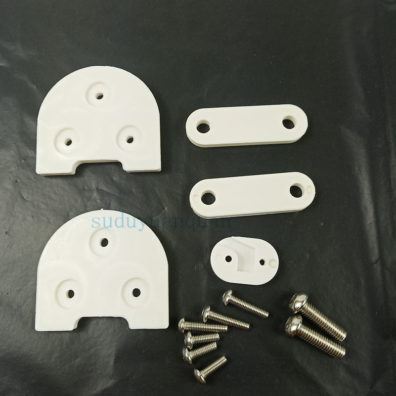 Luces traseras almohadilla aumentada guardabarros almohadilla para pie almohadilla de apoyo para Xiaomi Mijia M365 M187 Scooter Eléctrico Pro Kit de accesorios: Blanco