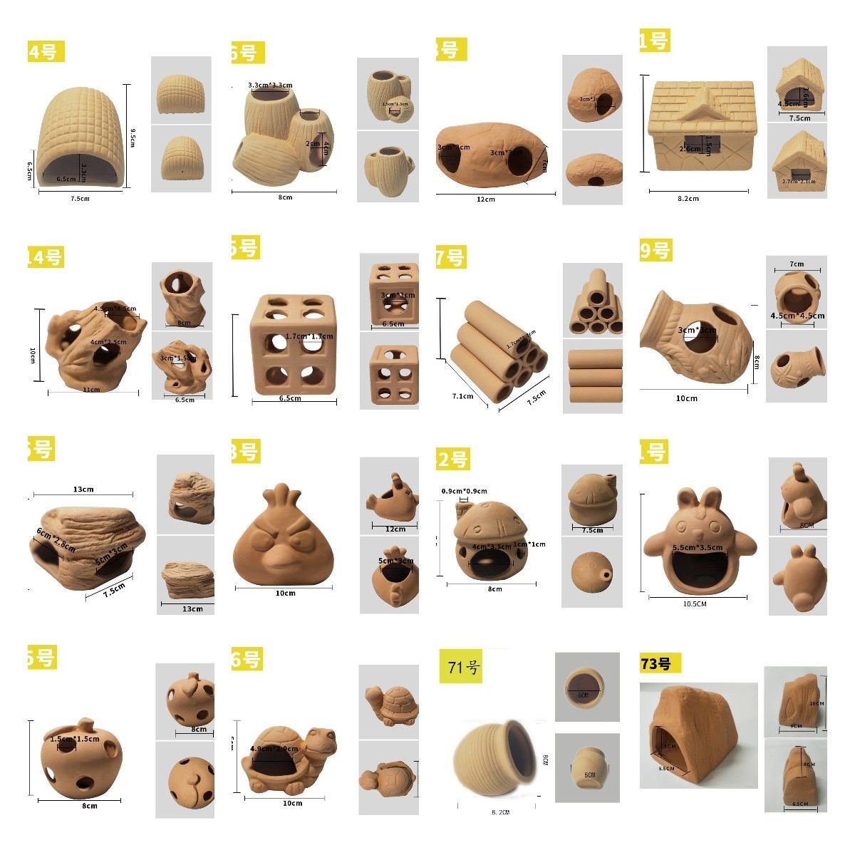 Akwarium mini ceramiczne zbiorniki ryby krewetki dom gniazdo tarło hodowla jaskinia glina garnki ozdoba robić akwarium ozdoby ozdoby