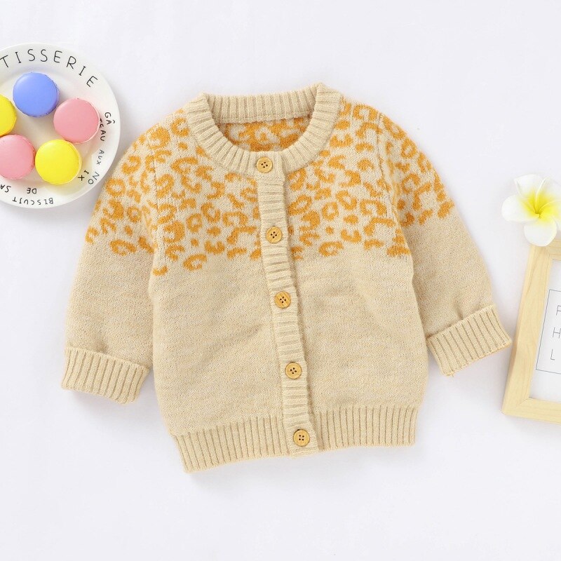 Crianças crianças camisola outono bebê menino menina cardigan de malha casual outerwear roupas