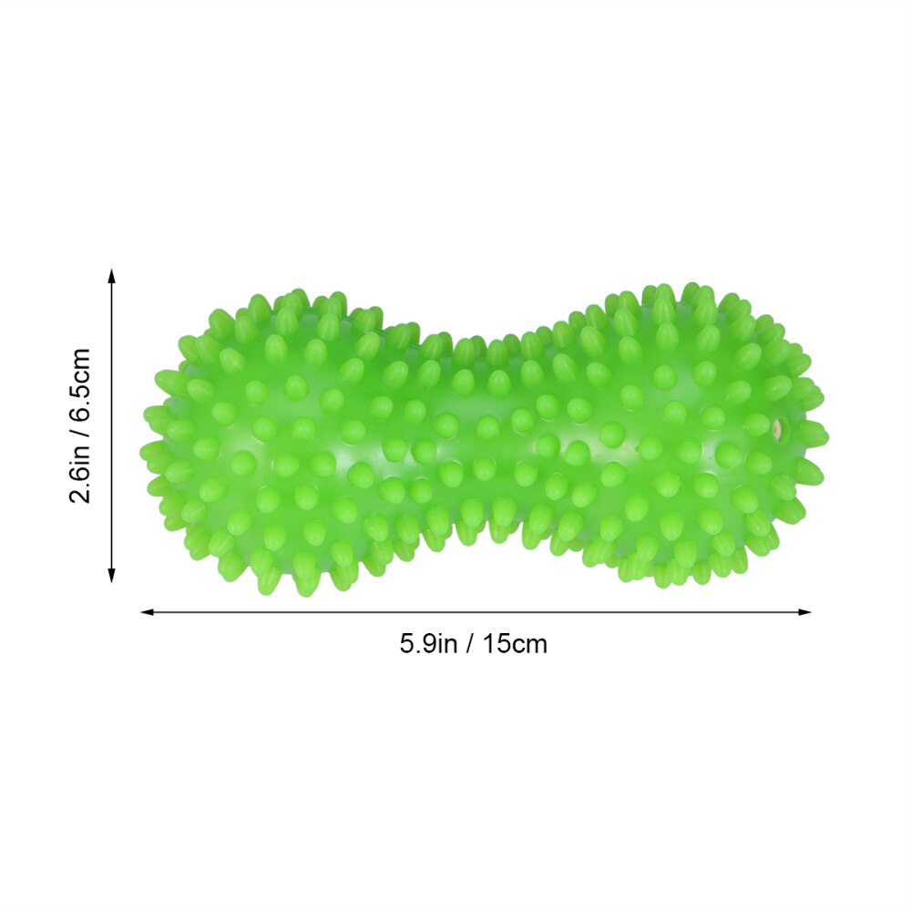 Foot Massage Roller Peanut Double Lacrosse Spiky Ball Myofascial Balls for Plantar Fasciitis Mobility Back Foot Arch Pain Relief