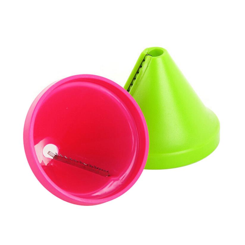 Geraspte Apparaat Keuken Trechter Model Spiral Slicer Groente Shred Wortel Radijs Cutter