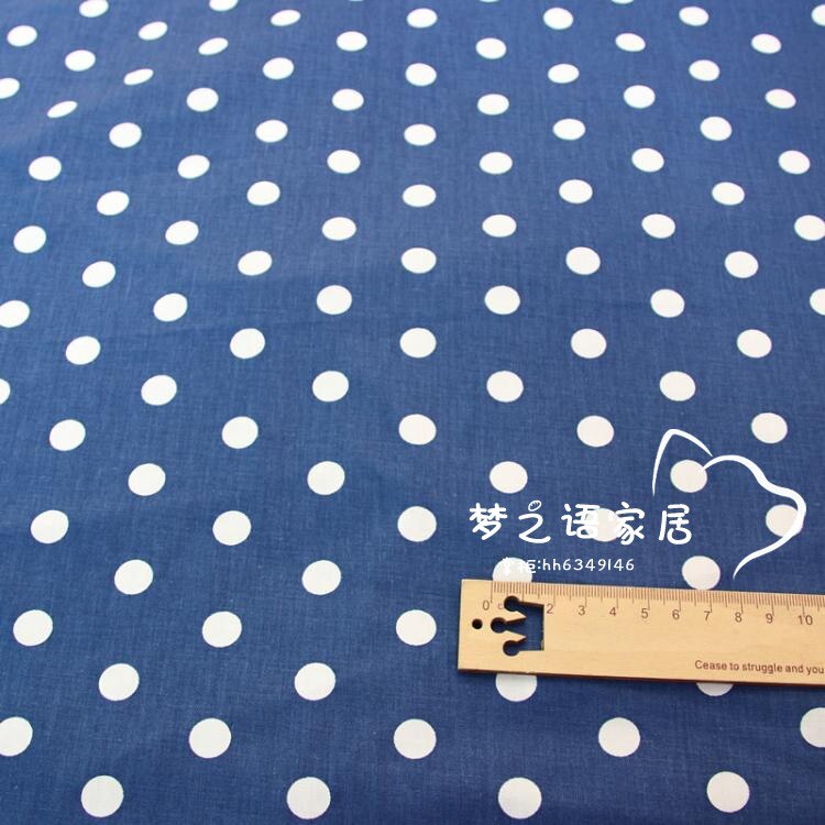 160cm * 50cm blue dot hond baby kids Katoenen Stof Bedrukt Doek Naaien Quilten beddengoed kleding gordijn patchwork stof