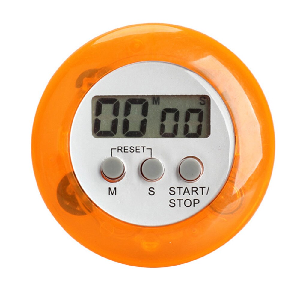 LCD Digital Kitchen Countdown Timer Alarm with Back Stand AUG889: Orange