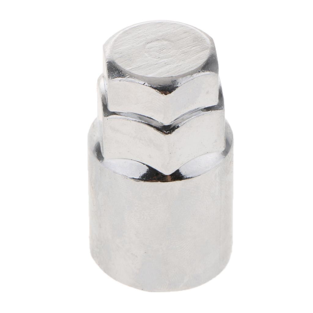 5pcs/Set 14mm M12 Anti-theft Wheel Bolts &amp; Lock Lug Nut Cap with Key 4+1 for Hyundai, Chevrolet, Ford, SGMW