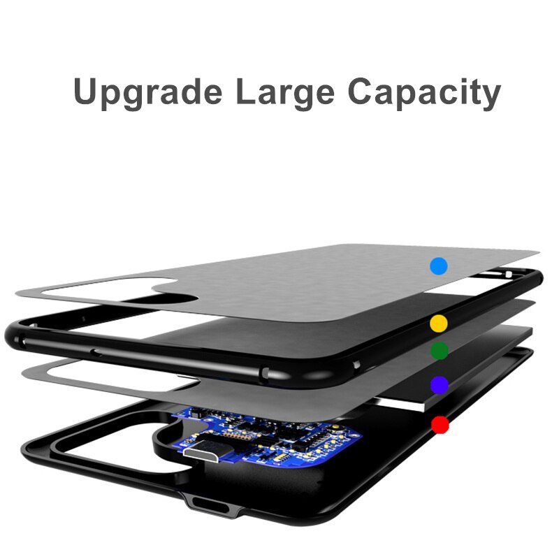 Portable Battery Charging Case for Huawei P20 Lite External Power Bank Battery Charger Cases for Huawei P20 Lite Battery Case