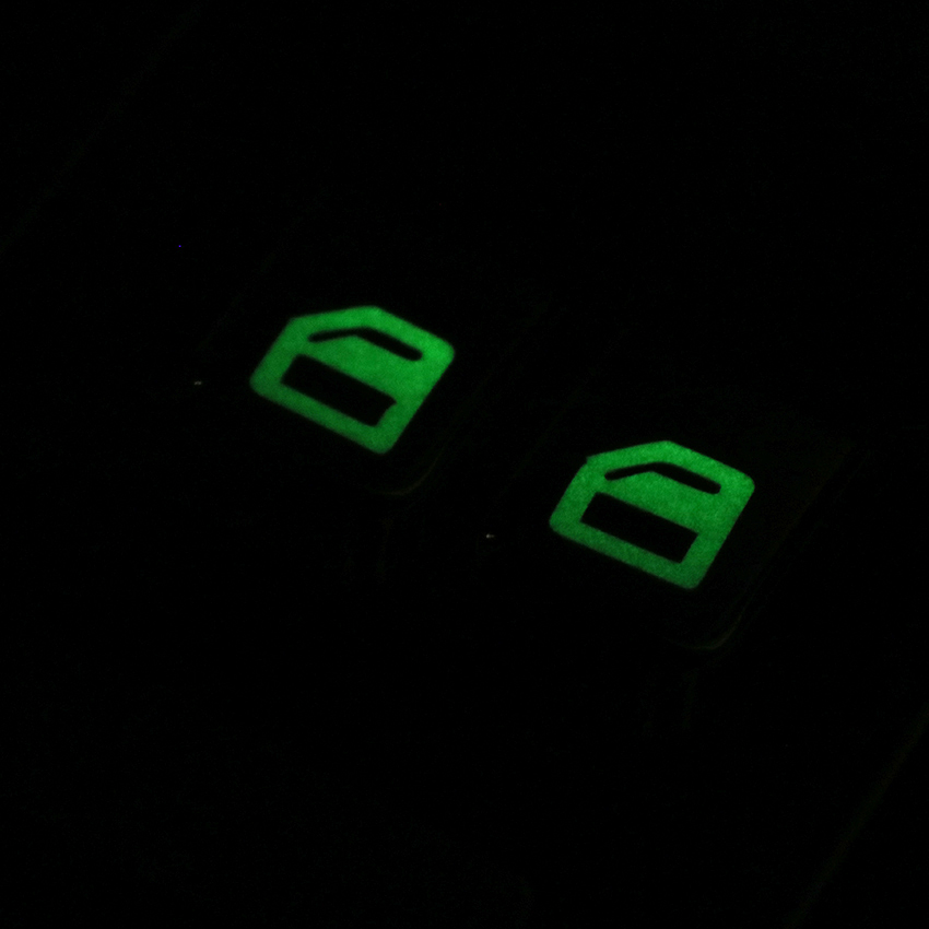 Window Button Luminous Sticker Auto Door Windows Button Prompt Sticker Car Styling Car Door Window Lift Prompt Sticker