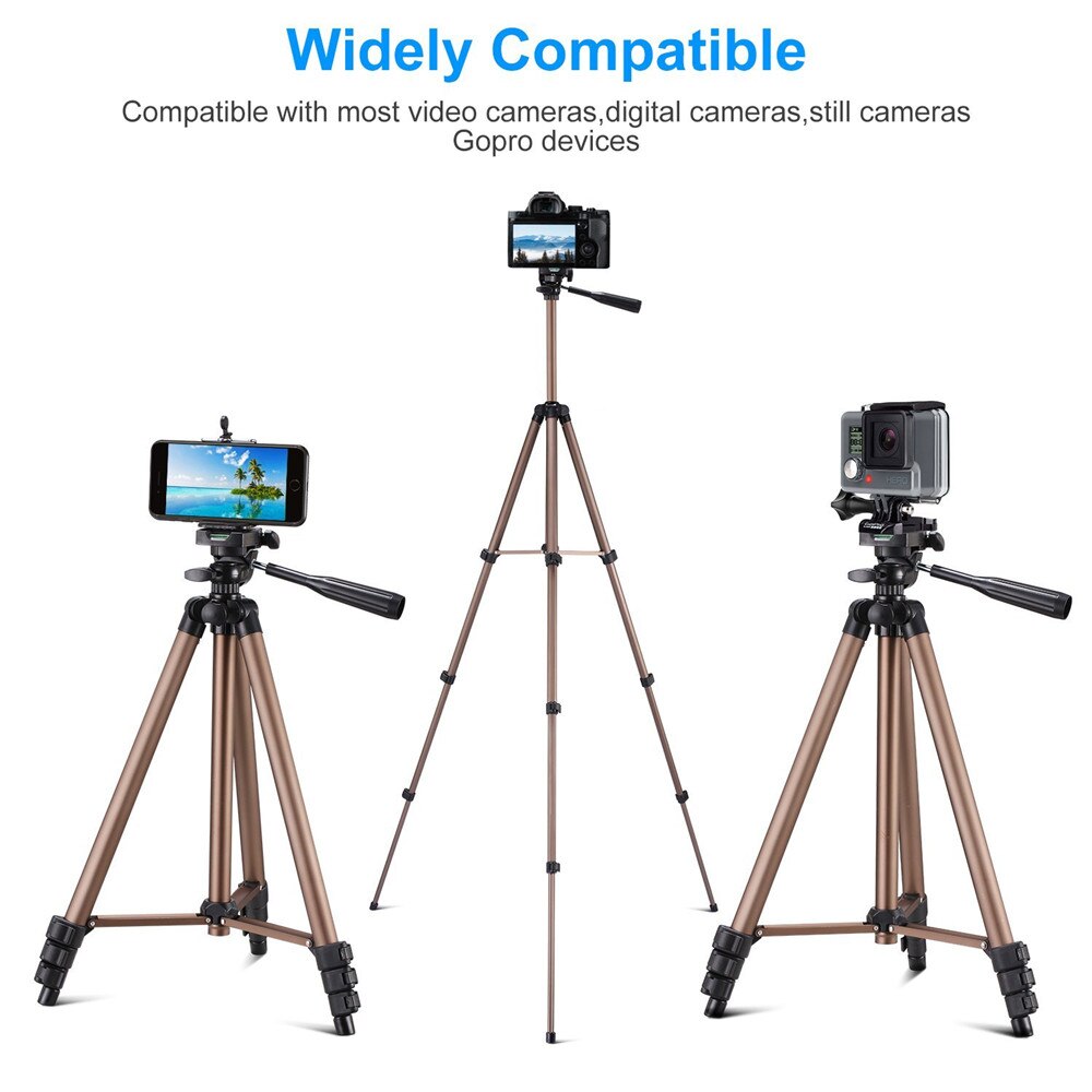 Universal Portable Tripod Adjustable Stand For Canon Eos Rebel Eos 750d Kiss X8i T6s Eos 760d 8000d T7 2000d T7i 800d Kiss X9i