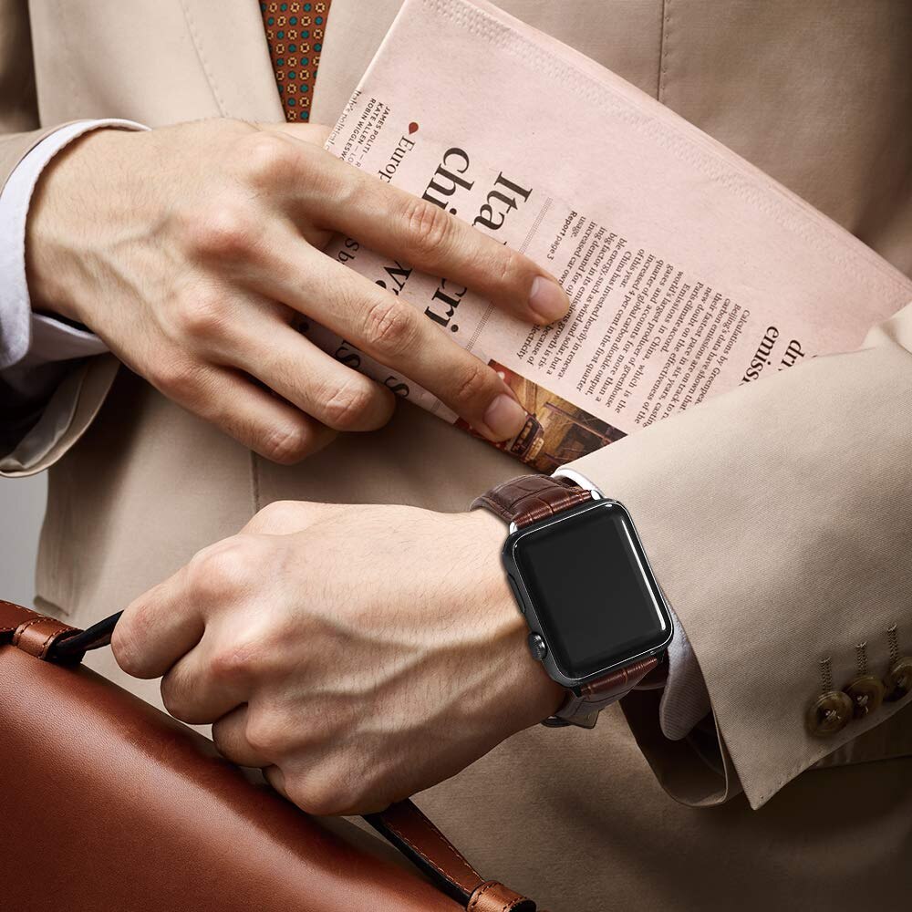 leather loop strap for apple watch 5 band 44mm 40mm iwatch 42mm 38mm Leather pulseira wrist watchband bracelet apple watch 5 4 3