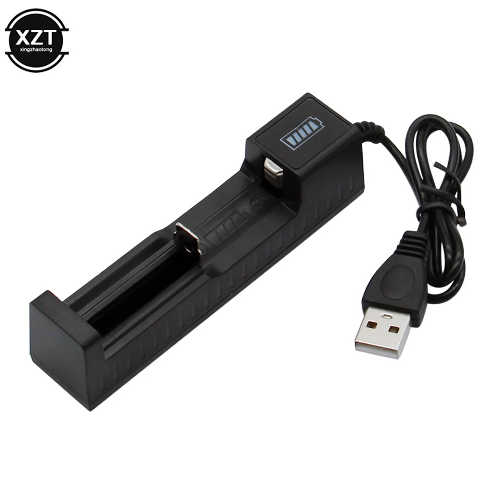 Universele 2 Slot Batterij 3.7V Usb Lader Slimme Laadstroom Oplaadbare Voor Li-Ion 18650 26650 14500 17670 10440 16340 Batterijen