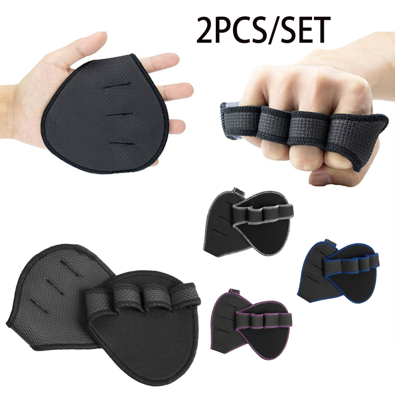 2 pz/1 paia guanti da allenamento per sollevamento pesi per uomo donna fitness sport body building ginnastica palestra mano polso palmo protezione