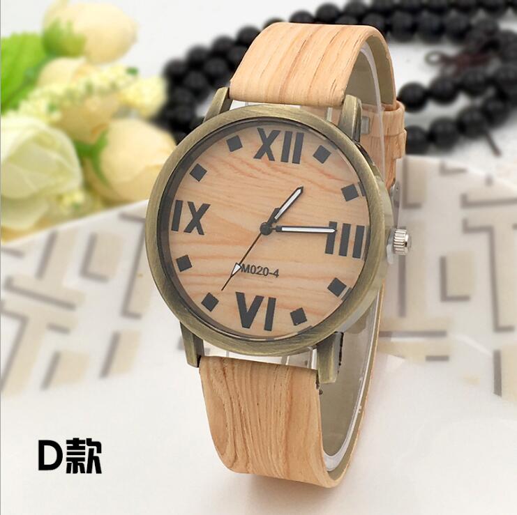 Women Watches Women Simulation Wooden Watches Bamboo Watchband Quartz Wristwatches dames horloge montre pour femme: 150228D