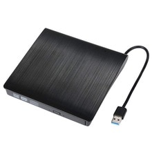 Externe dvd-drive, slank, hard plastic, usb 3.0 , sata 9.5mm , dvd-behuizing, herschrijver, brander, cd-rom-behuizing voor laptop, cd/dvd-optic: Default Title