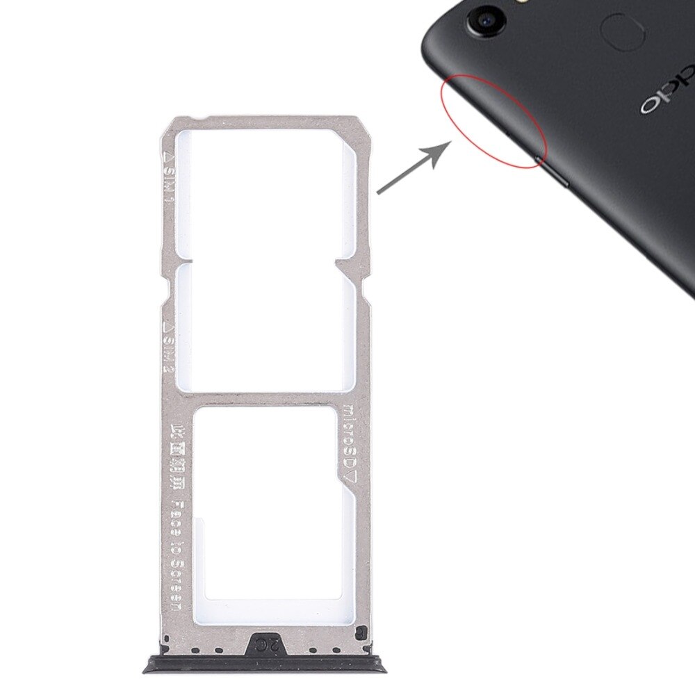 Voor OPPO A83 SIM Kaart Lade voor OPPO A83 Miscro SD TF Kaart Lade SIM Card Slot SIM Kaarthouder adapter