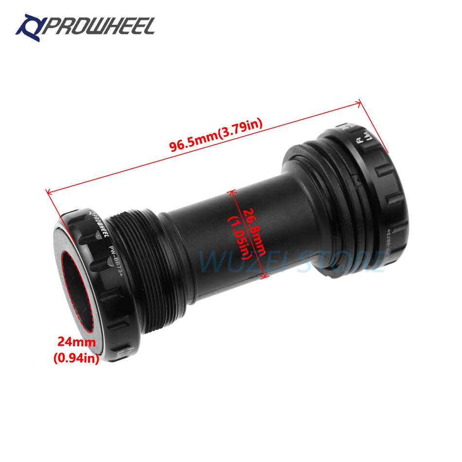 PROWHEEL PW-BB73 PW-BB68 Straße MTB Berg Fahrrad Boden Klammern 24MM BB 68/73mm Fahrrad Tretlager für SRAM GXP Kurbel: MTB PW-BB73