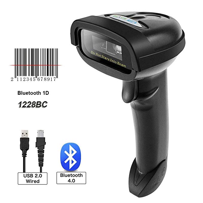 NETUM W6-X Bluetooth CCD Barcode Scanner & NT-1228BC Barcode Leser für Handy, Mobiltelefon Zahlung Computer Bildschirm Unterstützung Mac IOS, Android